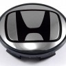 Колпачок на литые диски Honda 65/60/10 цвет металл черный