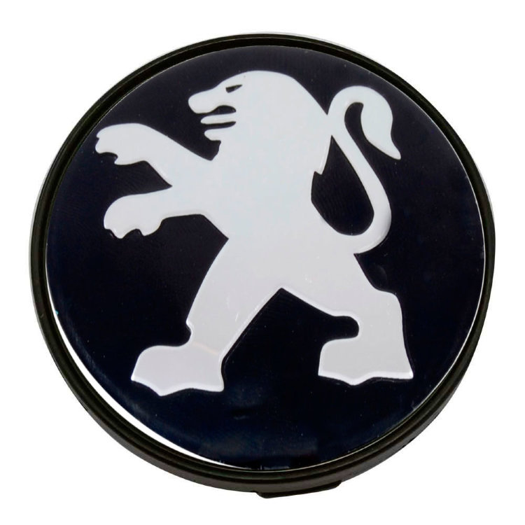 Колпачок на литые диски Peugeot 65/60/10 черный