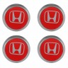 Заглушка на диски Honda 74/70/9 красный