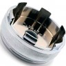 Колпачок ступицы Honda 60/56/6 хром-черный