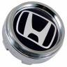 Колпачок ступицы Honda 60/56/6 хром-черный