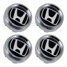Колпачок ступицы Honda 60/56/6 хром-черный