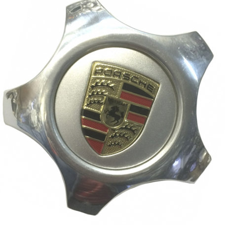 Колпачок на диски Porshe 103/59/34 хром-серебро