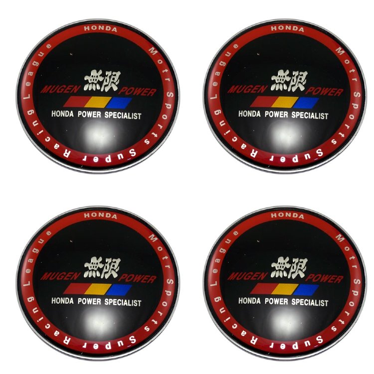 Колпачок в литые диски HONDA MUGEN POWER 68/64/10 