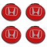 Колпачок ступицы Honda 63/58/8 красный 